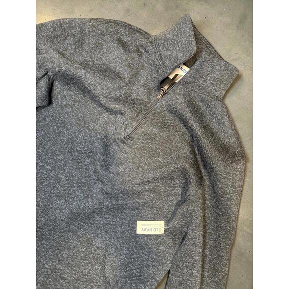 Old Navy Men's Blue Quarter Zip Pullover Sweater - Picture 7 of 9
